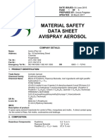 Avispray MSDS 2017