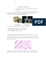 Estructuras Cristalinas