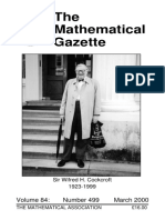 Maths Gazette PDF