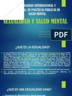 Sexualidad y Salud Mental