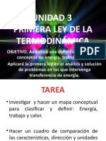 La Primera Ley de La Termodinámica