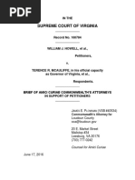 Supreme Court of Virginia: Counsel For Amici Curiae