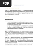 Derecho Probatorio PDF