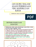 Peranan Guru Dalam Menangani Perbezaan Individu Keperluan Khas