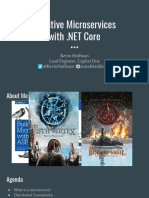 Building Microservices With .NET Core