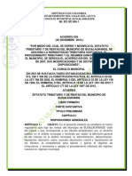 Acuerdo 026 Estatuto Tributario Municipal PDF