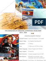 Swaziland Kingdom of Eswatini Strategic Road Map 2018 To 2023 Draft