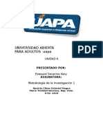 Tarea 6 de Metodología de La Investigación 1