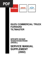 Service Manual Supplement (2002) : Isuzu Commercial Truck Forward Tiltmaster