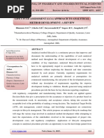 Life Cycle Assessment (Lca) Approach To Analytical Method Development: A Review