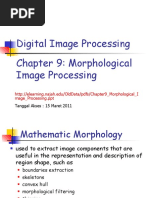 Chapter 9: Morphological Image Processing Digital Image Processing