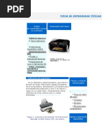 Tipos de Impresoras