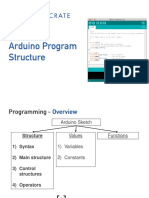 Arduino Program Structure