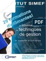 Offre de Formation SIMEF SCHOOL