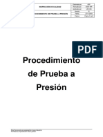 Logva - Procedimiento de Prueba A Presion