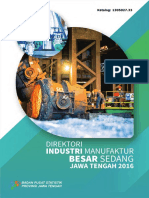 Direktori Industri Manufaktur Besar Sedang Jawa Tengah 2016