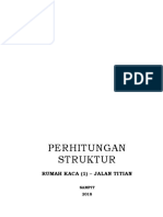 Perhitungan Struktur: Rumah Kaca (1) - Jalan Titian