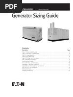 Generator Sizing Guide