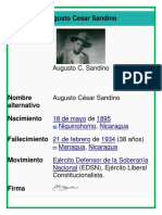 Biografia de Sandino