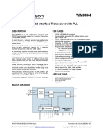 1:1 Digital Interface Transceiver With PLL: Description Features