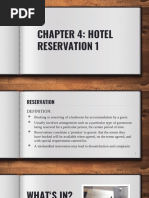 Chapter 4 Hotel Reservation 