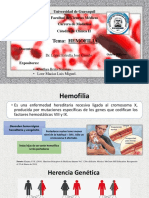 Hemofilia - Clínica - Grupo 5 - Brito y Loor
