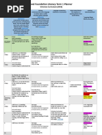 Foundation Term 1 English Planner