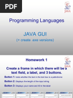 Homework Java GUI