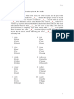 Choose The Best Answer From The Options A, B, C and D.: Cloze 1