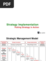 Strategy Implementation: Putting Strategy in Action