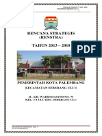 Renstra Pemkot Palembang