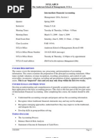 Syllabus For Management 120A Intermediate Accounting - Spring 2009