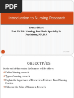 Introduction To Nursing Research