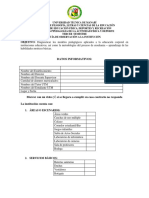 Ficha de Observación Institución