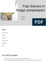 Fast Solvers in Image Compression: Federico Jean Valentin