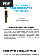 Estrategias y Procedimientos Policiales