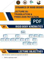 Lec 2.5 Translation and Fixed-Axis Rotation