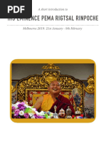 A Biography of Pema Rigtsal Rinpoche