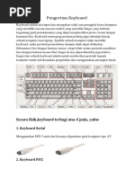 Pengertian Keyboard