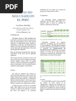 Normas Iso Más Usado en El Perú