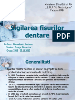 Sigilarea Fisurilor Dentare