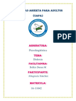 Dislexia Trabajo