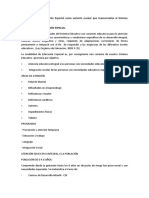 Modalidad de La Educación Especial Como Variante Escolar Que Transversaliza Al Sistema Educativo