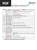 Academic Calendar Fall 2018