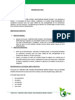 Resumen Ejecutivo de Una Vivienda Multifamiliar