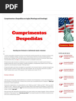 Cumprimentos e Despedidas em Ingles (Meetings and Greetings) - Cursodeingles - Online