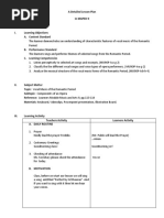 A Detailed Lesson Plan in MAPEH 9 Music (Components of An Opera)