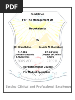 Guidelines For The Management Of: Kurdistan Higher Council For Medical Specialties