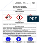 MSDS Chlorin Tablet