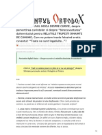 Cuvantul-Ortodox - ro-PARINTELE RAFAIL NOICA DESPRE CURVIE Despre Pervertirea Cuvintelor Si Despre Binecuvantarea Duhovnicu PDF